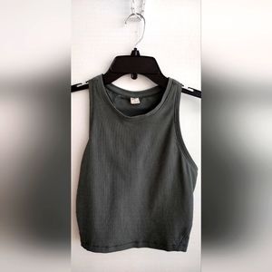 Sage Racerback Crop Top